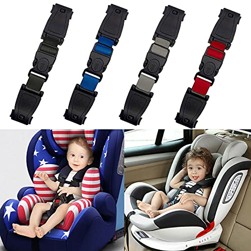 4 Piezas Clip Cinturon Silla Bebe, Hebilla de Seguridad Coche Niños, Seguridad Bebes Hebilla Coche, para Asientos de Coche, Cochecitos, Tronas, Universal