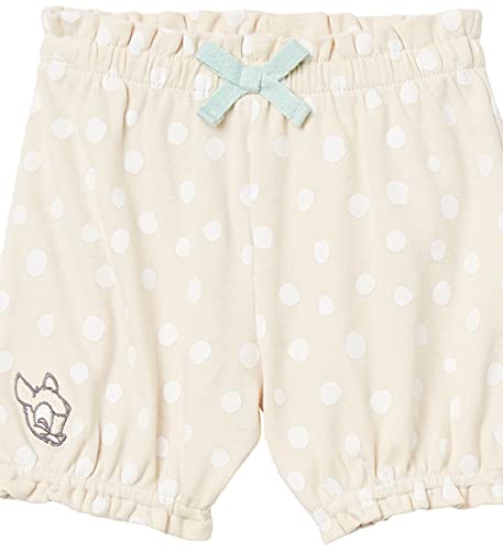 Amazon Essentials Baby Disney Ruffle Bloomer Shorts Pantalones Cortos, Paquete de 3 Bambi Nature, 24 Meses, Pack de 3