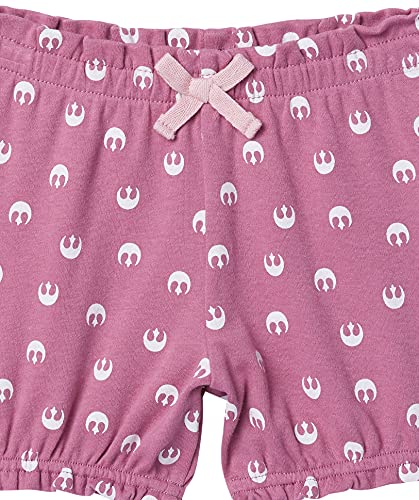 Amazon Essentials Baby Disney Ruffle Bloomer Shorts Pantalones Cortos, Paquete de 3 Star Wars Tiny Rebel, 24 Meses, Pack de 3