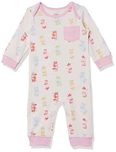 Amazon Essentials Disney Star Wars Marvel Cotton Coveralls Body, Paquete de 3 Minnie Rainbow Chaser, 24 Meses, Pack de 3