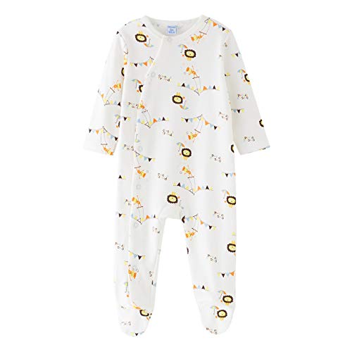 Amomí Pijama algodón Bebé Niño Pelele para Dormir y Jugar, 100% Algodón Pack de 2 Pcs (24 Meses, 62-64)