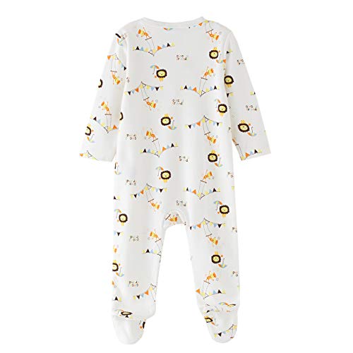 Amomí Pijama algodón Bebé Niño Pelele para Dormir y Jugar, 100% Algodón Pack de 2 Pcs (24 Meses, 62-64)