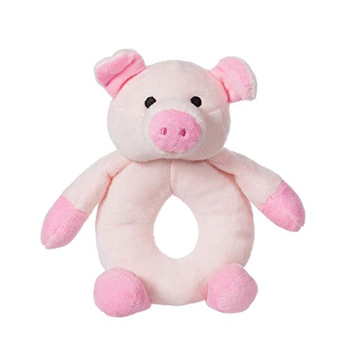 Apricot Lamb Bebé sonajas Juguetes Peluche Confort para Bebés Recién Nacidos Cerdo