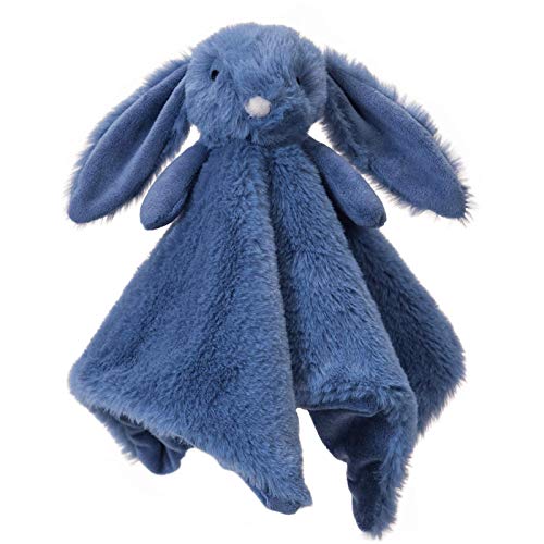 Apricot Lamb Manta de Seguridad de Albaricoque y Cordero con Peluche, diseño de Animales de Peluche, Conejito Azul Marino