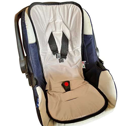 BabyCANGAROO® Cojín Bebe Colchoneta Silla Paseo Universal Transpirable y Asiento de Carro doble lado 100% Algodón