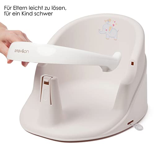 BABYLON asiento bañera bebe Nemo hamaca bañera bebe silla bañera bebe adaptador bañera bebe gris