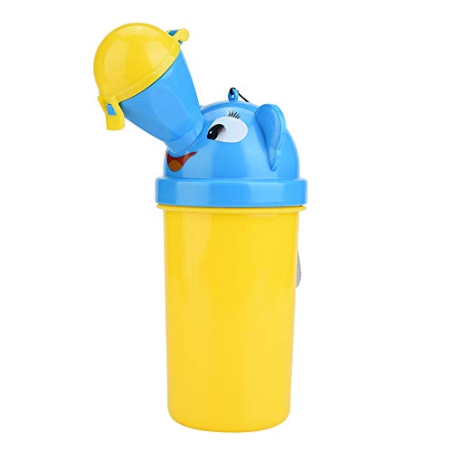 Bebé Orinal Portátil Niño Pequeño, Orinal Entrenamiento Niño Baño de Emergencia al Aire Libre para Viajar en Coche y Acampar(Yellow)