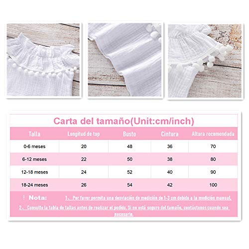 Bonfor 3 Piezas Ropa Bebe Niña 0-3 Meses Verano Algodon Mono de Volantes con Borla + Pantalón Corto + Banda de Pelo para 0-24 Meses Recien Nacido Niño (Púrpura, 0-6 Meses)