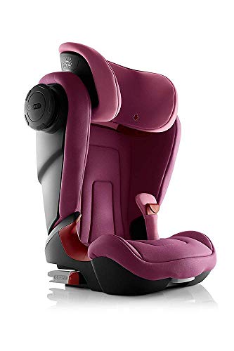 BRITAX RÖMER Silla Coche KIDFIX2 S con Protecciones Laterales Niño de 15 a 36 kg Grupo 2/3 de 3,5 a 12 Años, Wine Rose