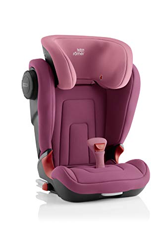 BRITAX RÖMER Silla Coche KIDFIX2 S con Protecciones Laterales Niño de 15 a 36 kg Grupo 2/3 de 3,5 a 12 Años, Wine Rose