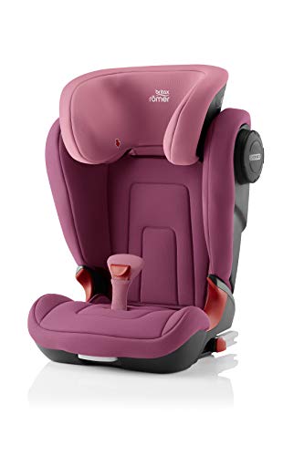 BRITAX RÖMER Silla Coche KIDFIX2 S con Protecciones Laterales Niño de 15 a 36 kg Grupo 2/3 de 3,5 a 12 Años, Wine Rose