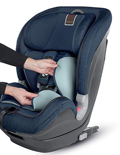 Caboto Inglesina - Silla de auto para niños de 1 a 12 años, color azul