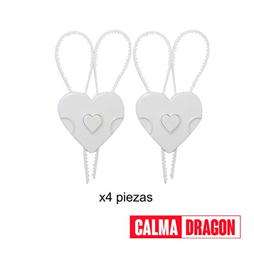 Calma Dragon Kit de Seguridad para Bebes, 42 piezas, Protección para niños, 12 Protectores de Esquinas, 10 Protectores de enchufes, 6 Cerraduras de Cajón, 4 Topes de Puertas, 10 Bloqueos (EU)