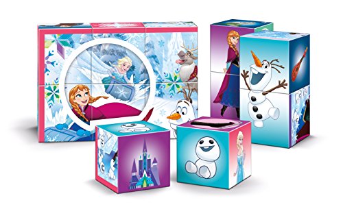 Clementoni Disney Maletín 12 Cubos Multiplay Frozen (41503.8)