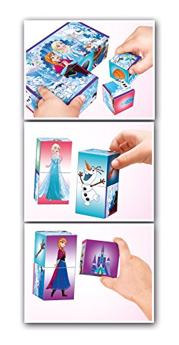 Clementoni Disney Maletín 12 Cubos Multiplay Frozen (41503.8)