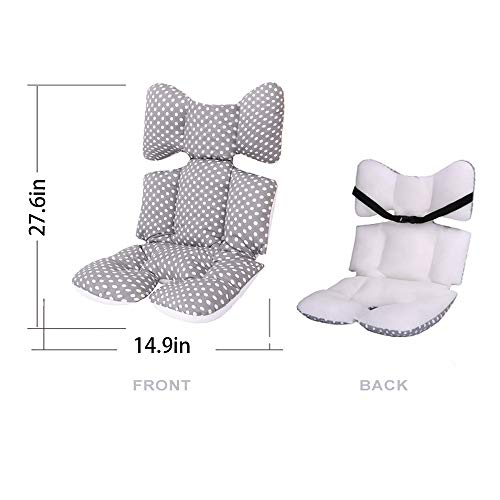 Cojín Reductor para Sillas de Bebé,Colchonetas para Silla de Paseo Universales,Colchoneta Universal Silla,Colchoneta Silla Bebe Universal,Cojín Carro Bebe (C)