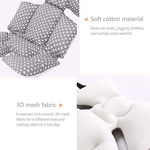 Cojín Reductor para Sillas de Bebé,Colchonetas para Silla de Paseo Universales,Colchoneta Universal Silla,Colchoneta Silla Bebe Universal,Cojín Carro Bebe (C)