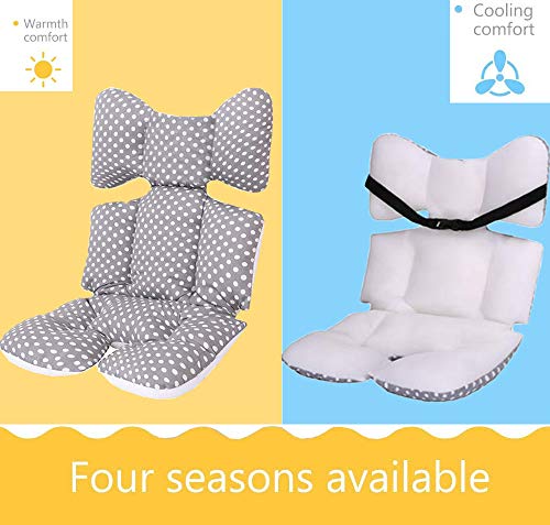 Cojín Reductor para Sillas de Bebé,Colchonetas para Silla de Paseo Universales,Colchoneta Universal Silla,Colchoneta Silla Bebe Universal,Cojín Carro Bebe (C)