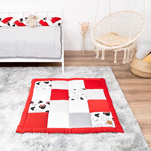 Colchoneta Bebe Suelo Plegable 120 x 120 cm - Alfombra Bebe Acolchada Lavables Inserto de Parque Infantil Suelo Bebes Acolchado Oeko-Tex Multi