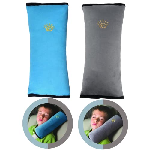 Crazy Bean 4pcs Almohadillas para Cinturón de Seguridad Protector Cinturon Coche Niños Almohadillas Protectores de Coche Hombro Cinturón de Seguridad para Niño