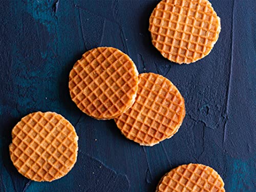 Daelmans Stroopwafels - Mini gofres de caramelo - 200 por caja - Auténticos gofres holandeses de caramelo - Stroopwaffels