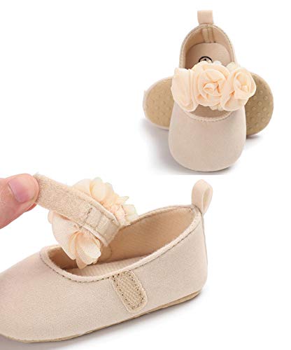 DEBAIJIA Shoes, Plataforma Bebé-Niñas, Sxy01 Beige, 20 EU