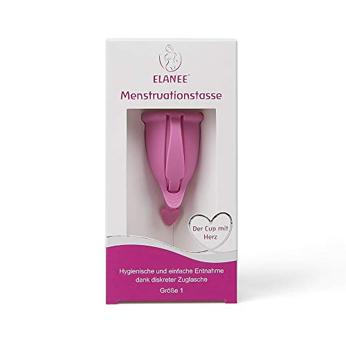 Elanee 740-00 Copa menstrual, Talla 1, Rosa, 10 gr