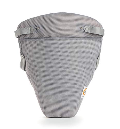 Ergobaby Cojín Bebé Easy Snug Cool Air, Cool Mesh Performance Gris, Medio