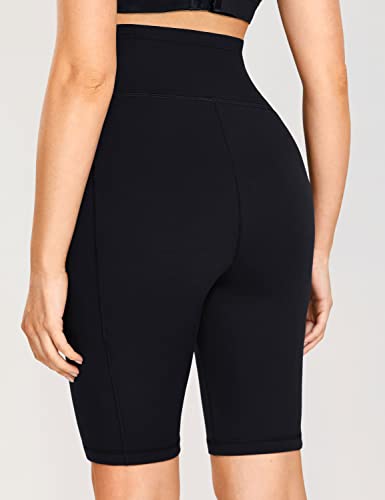 Gratlin Pantalones Cortos de Maternidad con Bolsillos Yoga Embarazo para Mujer Negro 42