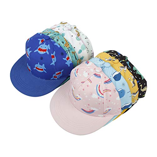 Happy Cherry - Sombrero de Béisbol Niño Niña Gorra de Sol Verano Bebé para Tenis Fútbol Golf Gorra de Playa de Deporte con Visera Protección Solar para al Aire Libre Viaje - 4-8 Años