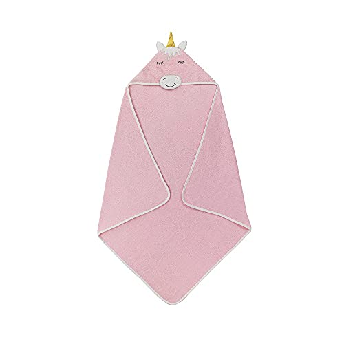 Interbaby 01206-02 - CAPA DE BAÑO MOD UNICORNIO rosa, unisex