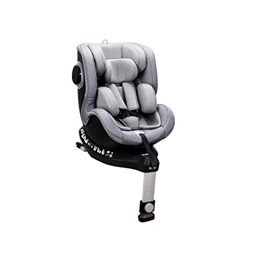 Interbaby DSE007-31 - Silla de Seguridad EOS Gris I-Size 360º