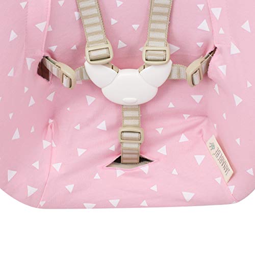 JANABEBE Funda compatible con Stokke NewBorn (PINK SPARKLES)