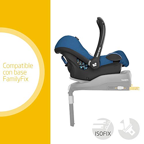 Maxi-Cosi CabrioFix Silla de Coche Grupo 0+ 0-13 kg, desde el Nacimiento hasta 12 Meses approx, Essential Blue, azul