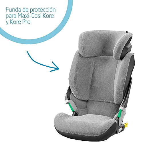 Maxi-Cosi Funda para Silla de Coche Grupo 2/3 Maxi-Cosi Kore, Funda Protectora de Algodon, Color Gris