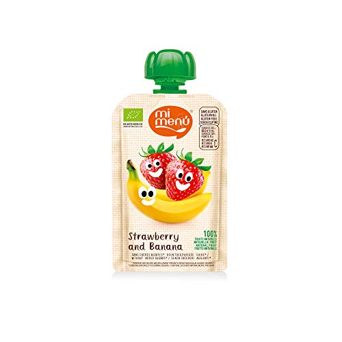 Mi Menú BIO Bolsita Manzana Pera Albaricoque 100 Gram [Pack de 7uds]