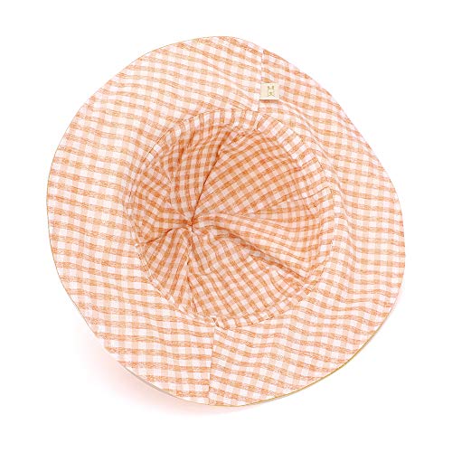 MK MATT KEELY Sombrero Bebe Verano Al Aire Libre Sombrero de Sol Reversible Gorra de Playa Plegable para Niños con Correa Ajustable, Edad 1-3