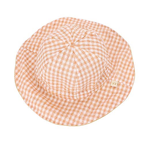 MK MATT KEELY Sombrero Bebe Verano Al Aire Libre Sombrero de Sol Reversible Gorra de Playa Plegable para Niños con Correa Ajustable, Edad 1-3