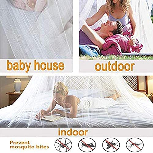 Mosquitera doble, 2,5 x 0,6 x 11 m, plegable, mosquitera para cama, dosel de cama, mosquitera para cama de viaje, dosel de cama doble, mosquitera grande