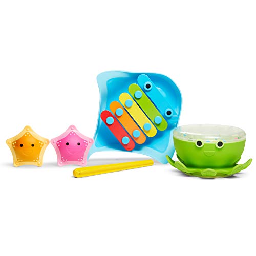 Munchkin- Set de Regalo de Juguetes Musicales Ritmos de baño