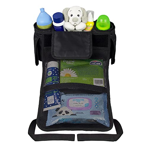 Organizador para cochecito universal 2022 de cuarta generación con ganchos para cochecito de bebé, bolso de mano para la muñeca, bolsillos térmicos, bolsa impermeable de gran capacidad