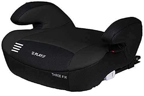 Play Three Fix Elevador Coche con isofix grupo 2/3, Black Wings