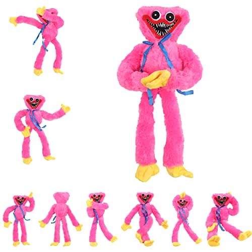 Poppy Playtime Peluche Huggy Wuggy Peluche de Terror Muñeco de Peluche para Niños 38 cm, Rosa