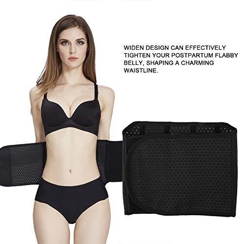 Postparto Belly Band Adelgazante Mujeres Belly Belt Elástico Maternidad Soporte Postparto Cintura Wrap para mujeres Body Shaper Control de abdomen Entrenador de cintura(Negro)