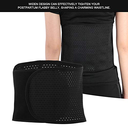 Postparto Belly Band Adelgazante Mujeres Belly Belt Elástico Maternidad Soporte Postparto Cintura Wrap para mujeres Body Shaper Control de abdomen Entrenador de cintura(Negro)