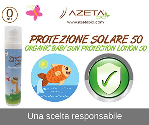 Protección Solar para Bebés y Niños - AZETA bio Crema de Protección Solar | Protección Solar Orgánica Niño Niña