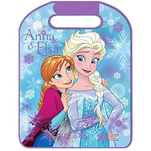 RAE Disney Frozen - Accesorios para el coche - Protectores de asiento delanteros - Cojines para cinturones - Elevador de ropa - Cortina lateral parasol (protector de asiento Frozen)