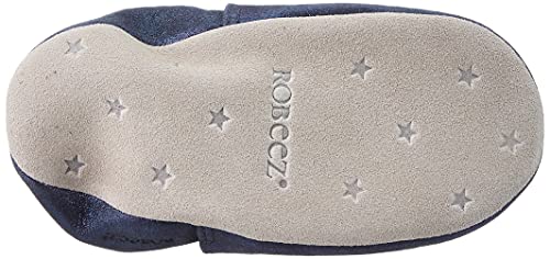 Robeez Mini Love, Patucos Unisex niños, Azul Marino Metal, 22 EU