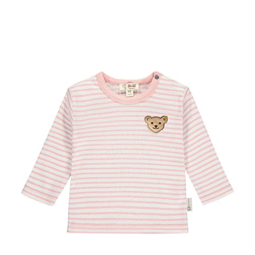 Steiff Longsleeve Camiseta, Color Rosa Plateado, 18 Meses Unisex bebé