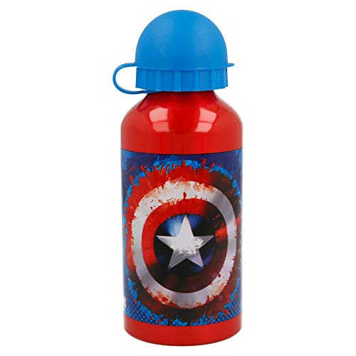 Stor Botella Aluminio 400 ML | Capitan America Icon